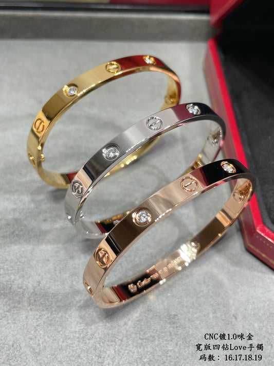 KDY2-LOVE four diamond bracelet